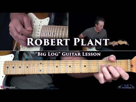 Robert Plant - Big Log Guitar Lesson