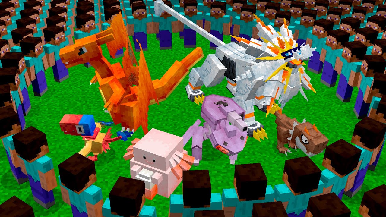 PRENDI 100 JOGADORES COM POKÉMONS NO MINECRAFT