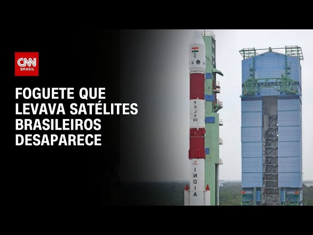 Foguete que levava satélites brasileiros some após lançamento na Índia | BASTIDORES CNN