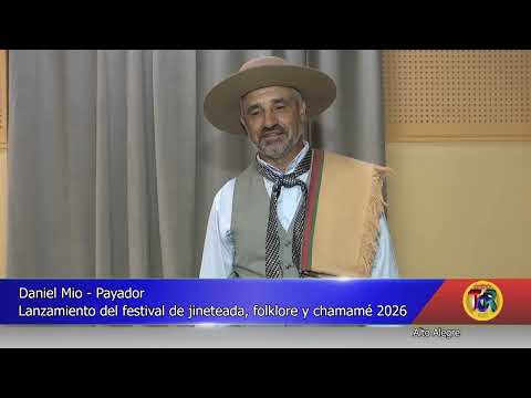 07 Alto Alegre: Daniel Mio será parte del 43° Festival de Jineteada, Folclore y Chamamé