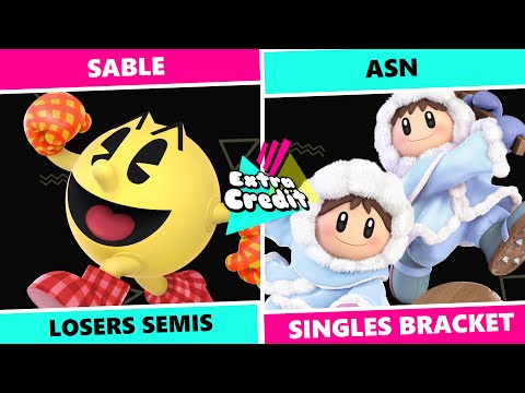 Extra Credit #63: Losers Semis - Sable (Pac-Man) Vs ASN (Ice Climbers) SSBU Singles