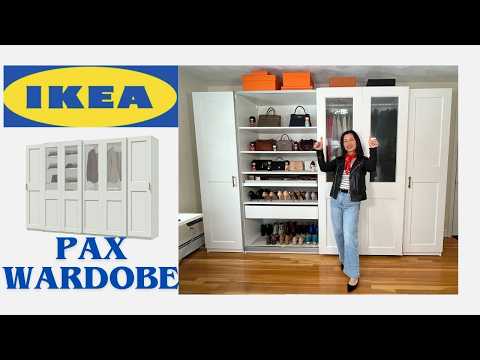 上万的包放宜家衣柜? | IKEA PAX SYSTEM PRICE & REVIEW | WARDROBE DESIGN & INSTALLATION | 衣帽间设计安装过程和价格 | 宜家 PAX
