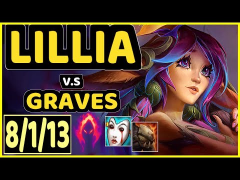 4LAN (LILLIA) vs GRAVES - 8/1/13 KDA JUNGLE GAMEPLAY - BR Ranked DIAMOND