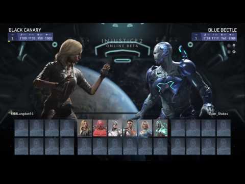 Injustice 2 - PS4 - Online BETA Version 1.02 Gameplay
