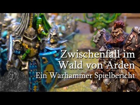 Zwischenfall im Wald von Arden - Dunkelelfen gegen Tiermenschen (Warhammer Spielbericht)