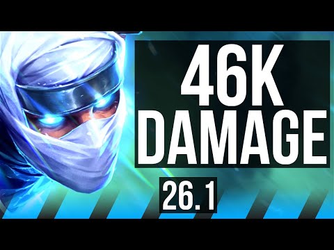 ZED vs YONE (MID) | 46K damage | KR Master | 26.1