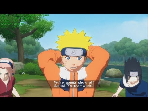 Naruto Shippuden Ultimate Ninja Storm Trilogy PC 60 FPS - PTS Team 7 Gameplay 1080p