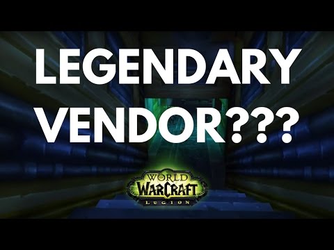 Legendary Flaskataur Vendor - 7.1.5 WoW Legion PTR