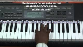 Har Kisi Ko Nahi Milta - Piano Tutorials - Jaan - YouTube
