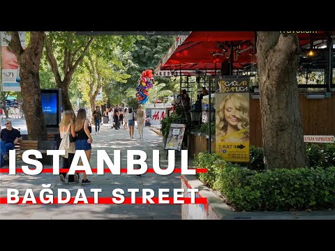 Istanbul Bağdat Street | Walking Tour In a Luxurious Street | 18 July 2022 | 4K UHD 60 FPS