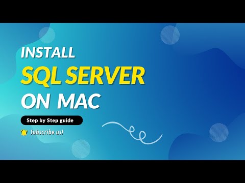 how to set up an sql server on mac