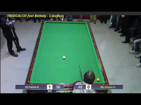 ALASSO vs FORONI - 1^PROVA BILIARDO  BTP 2016/17 DESIO
