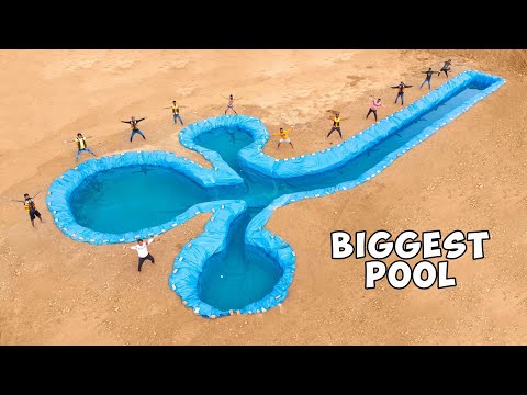 We Made Unique Swimming Pool - From Secret Underground House
