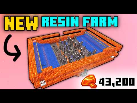 Fast AFK Resin Farm in Minecraft! 1.21.4-1.21.11+ Minecraft