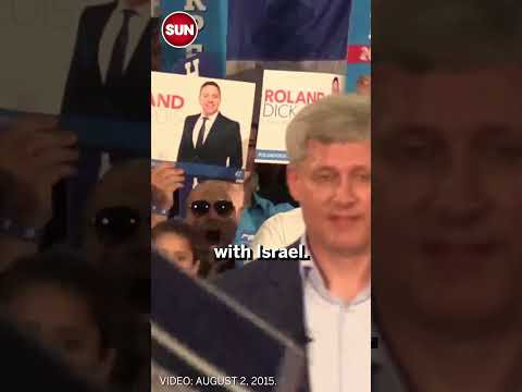 Back in 2015, Harper said Liberals complained Canada was too close to Israel. Times have changed.