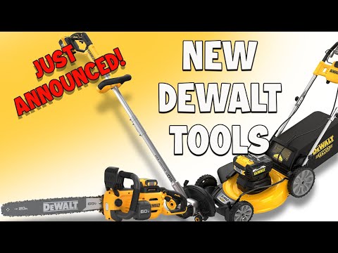 New Never Before Seen Dewalt Tools Just Announced! Dewalt announces new Outdoor Power Equipment!
