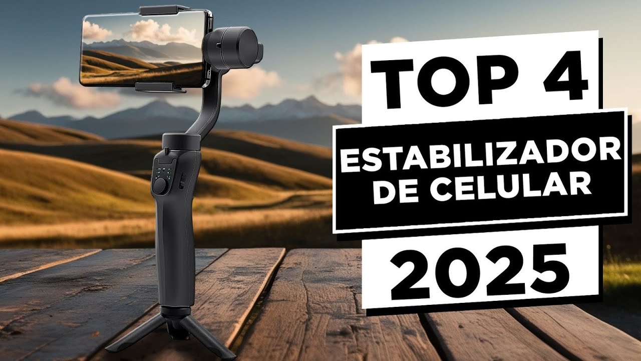 🏆TOP 4 MELHORES Estabilizador De Celular Custo Benefíco | Qual Gimbal Comprar em 2025?