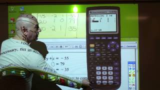 Math 1324 Gauss Jordan using a calculator