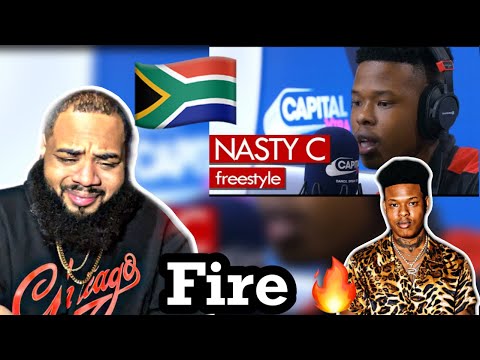 Nasty C hot freestyle on Wiggle - Westwood | AMERICAN REACTION