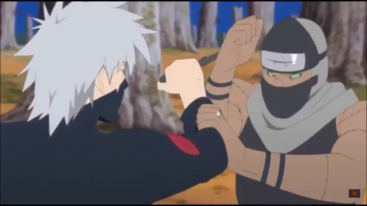 Kakashi’s Badass Taijutsu Against Kakuzu and Hidan