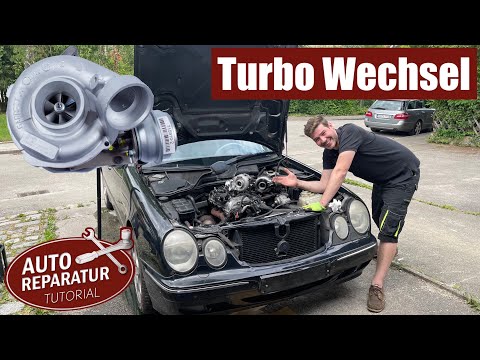 Turbolader wechseln | Mercedes Turbo tauschen (TUTORIAL)