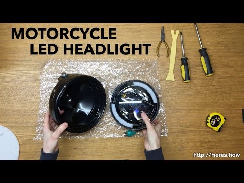 Install a 7" LED Daymaker Headlight into a Sktyants housing bucket