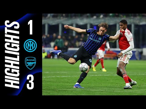 SUCIC’S GEM NOT ENOUGH, INTER FALL AT HOME | INTER 1–3 ARSENAL | UCL 25/26 HIGHLIGHTS ⚫🔵