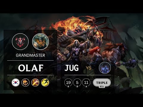 Olaf Jungle vs Sylas - KR Grandmaster Patch 9.14
