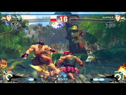 SSF4 AE: Evo 2k11 Ryan Hart (Ryu) vs Laugh (Ryu) After Hours