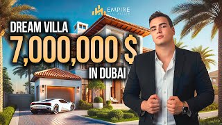 Touring a $7M Luxury Dream Villa FOR SALE on Jumeirah Islands!
