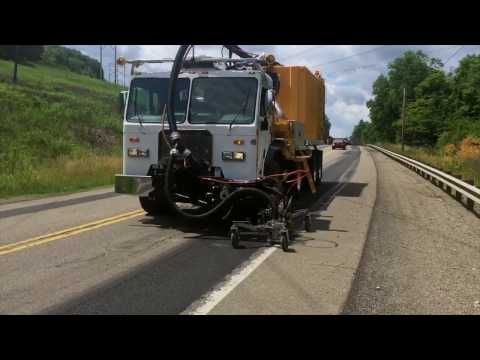 Removing a line from a rumble strip