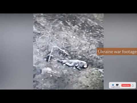 Ukraine war footage 993, Ukrainian destroy Russian trench system and inanftry in Bakhmut