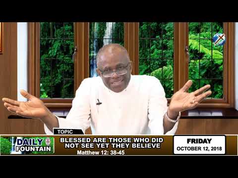 DAILY FOUNTAIN OF OCTOBER 12, 2018 - REV'D CANON KIRI WAKAMA