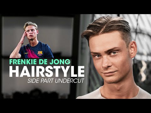 Frenkie de Jong Hairstyle | Side Part Undercut | Men's Hair Inspiration
