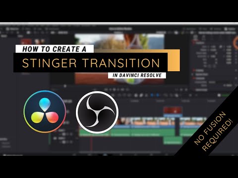 How to Create a Custom Stinger Transition in DaVinci Resolve (No Fusion Needed!)
