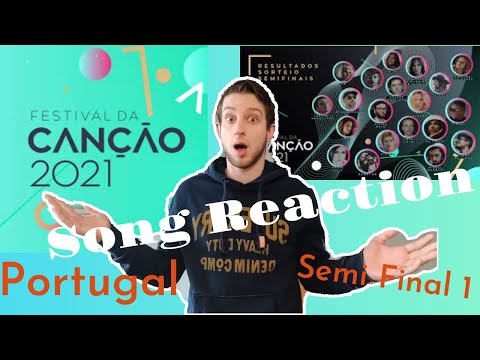 Portugal: Festival da Canção 2021 song REACTION! (Semi 1)