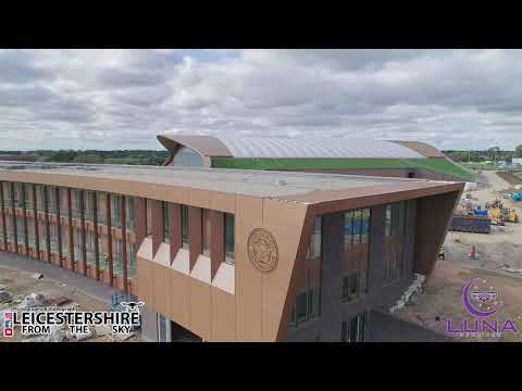 New Drone Footage Shows Progress On Leicester City S New 100m Training Ground Business Live