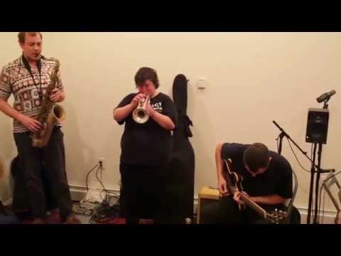 jaimie branch, Chris Welcome, Sam Weinberg - at New Revolution Arts, Brooklyn - Sept 12 2015