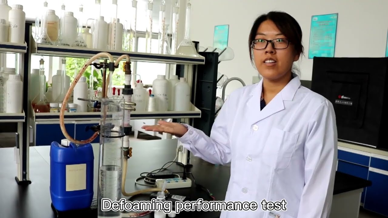 Defoamer performance test-Cycle foam meter experiment