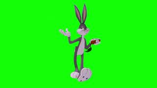 Bugs Bunny "eh, you were expecting maybe the easter bunny?" Space Jam green screen