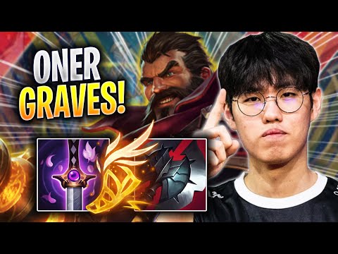 ONER IS SO GOOD WITH GRAVES! - T1 Oner Plays Graves JUNGLE vs Nocturne! | Season 2023