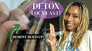 First Loc Detox in 2 Years! Get Rid of Product Build up Fast & Easy| iamLindaElaine