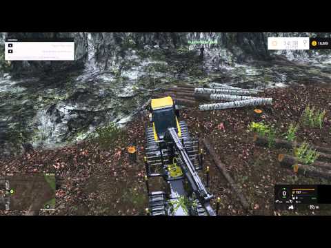 Farming Simulator 15 Logging with RubberSideDown and Mistermoose