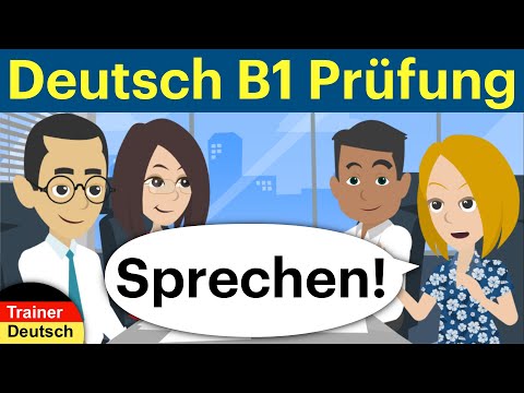Deutsch B1 Sprechen. German B1 Speaking Goethe.