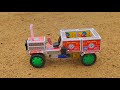 How To Make Matchbox Tractor I DIY Sand Carying Trolley With Dc Motor Tractor I Ashton Creative