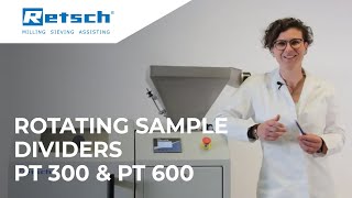 Rotating Sample Dividers PT 300 & PT 600 #RETSCH #sampledivider #laboratoryinstruments