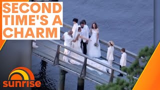 JLO and Ben Affleck marry in front of loved ones | Sunrise