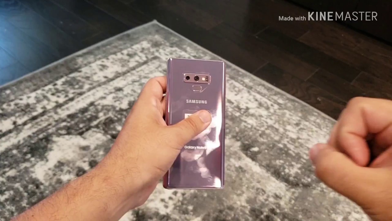 Samsung Note 9 Unboxing Lilac Purple