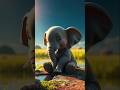 A Drop Of Hope The Baby Elephant S Journey Babyelephant Animalstories Pixarstyle Shorts