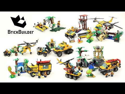 Lego City 2017 - All Jungle Sets Compilation - Lego Speed Build for Collectors